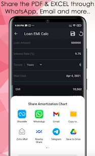 EMI Calculator - Loan Planner/ Screenshot