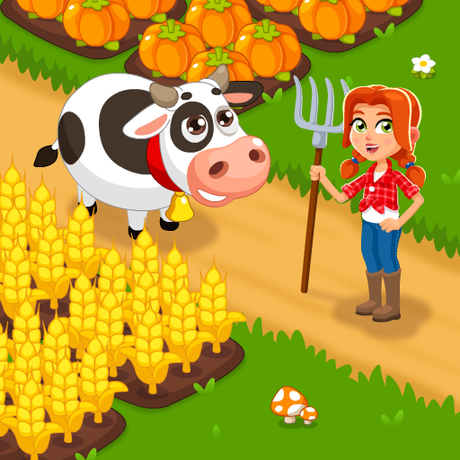 Idle Farm Game Offline Clicker Logo