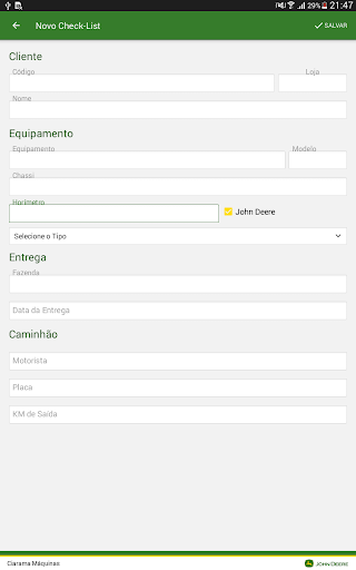 Android application Ciarama Logística screenshort