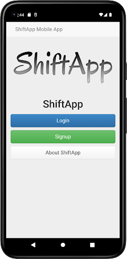 Android application ShiftApp - Employee Scheduling screenshort