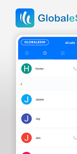 Android application GlobaleSIM screenshort