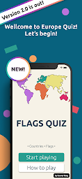 Flags Quiz:  World Geo Trivia Game