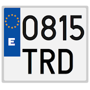 Spanish license plates - date