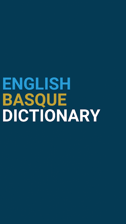 English : Basque Dictionary - 3.0.2 - (Android)
