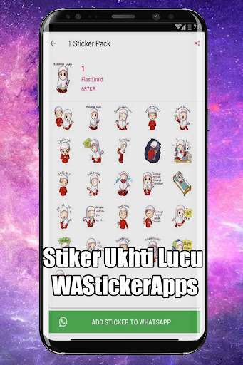 Stiker Ukhti Lucu - WASticker Screen 2