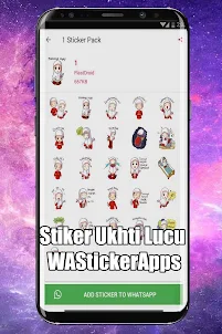 Stiker Ukhti Lucu - WASticker