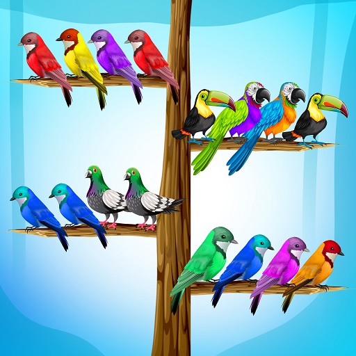 Color Bird Sort - เกมปริศนา