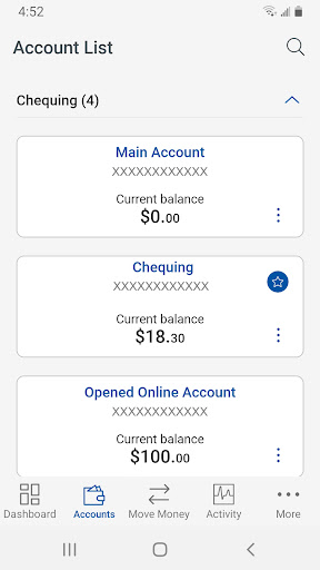 Swan Valley CU Mobile App Screen 3