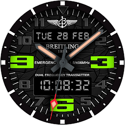 Hybrid Breitling watchface: Download & Review