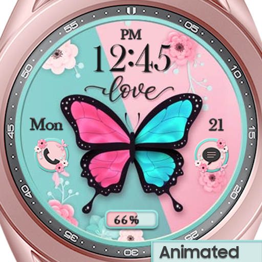 Blossom Butterfly_Watchface logo