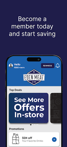Android application Eden Loyalty screenshort