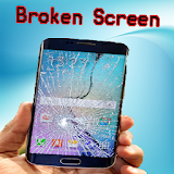 Broken screen joke icon