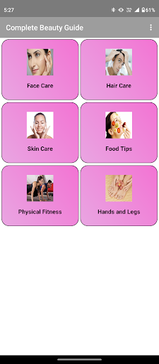 Android application Complete Beauty Guide screenshort