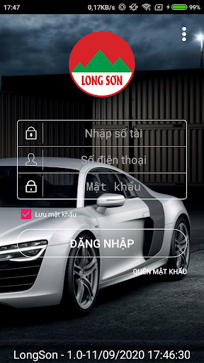 Android application LONG SƠN DRIVER screenshort