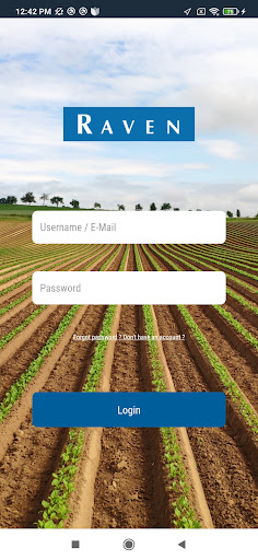 Android application Raven RTK+ ACCURACY screenshort