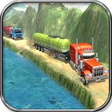Oil Tanker Truck Driving Sim: Hill Side Transport icon
