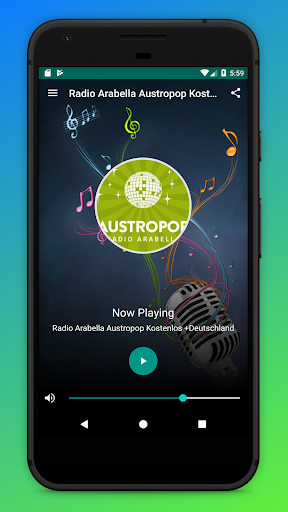 Android application Radio Arabella Austropop App screenshort