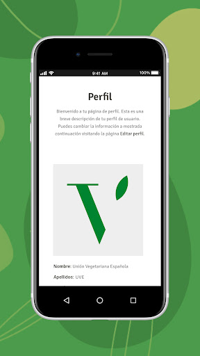 Union Vegetariana Española Screen 3