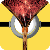 Yellow Smile Zipper LockScreen icon