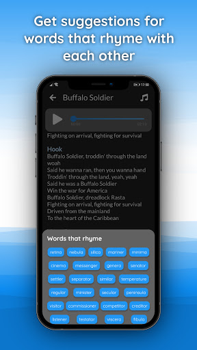 write lyrics & save your ideas Screen 3