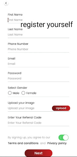 Android application Ugna Cab screenshort