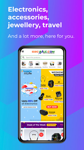 Android application D2C Sale screenshort