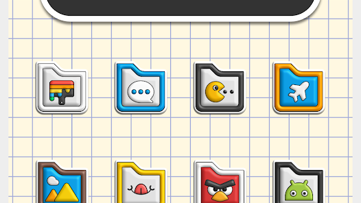 Poppin icon pack APK Download Free v2.3.4 (Patched) Gallery 4