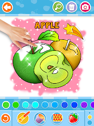 Fruits and Vegetables Coloring