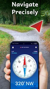 Digital Compass: Map & GPS