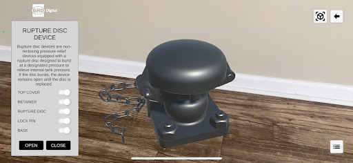 Android application AR Model Viewer screenshort