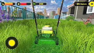 Lawn Mowing Grass Cutting Game - Screenshot 3