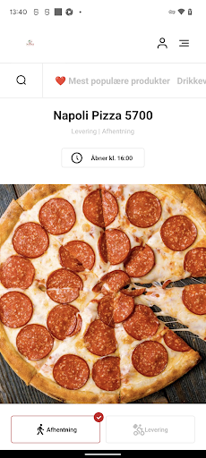 Android application Napoli Pizza 5700 screenshort
