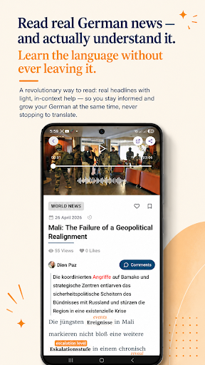 LingoNews: Read & Learn German screenshot 2