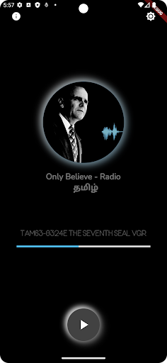 Android application Only Believe Radio - India screenshort