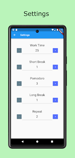 Pomodoro Timer Screen 2