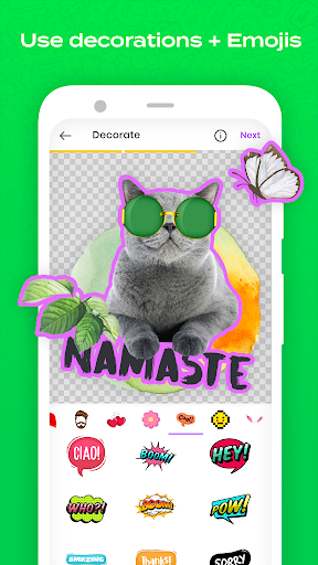Sticker Maker for chats Emopix Screen 2