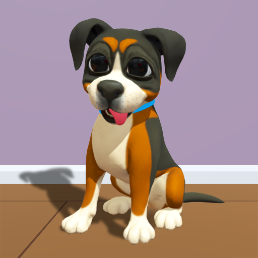 My virtual dog puppy simulator logo