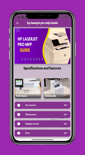Android application hp laserjet pro mfp Guide screenshort