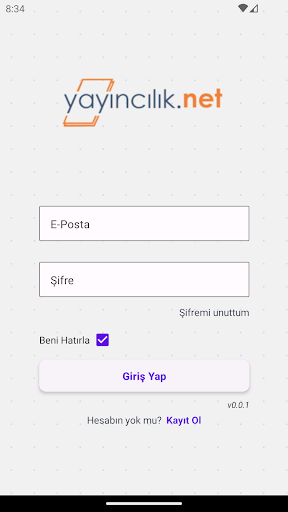 Android application Yayıncılık.net Öğretmen screenshort
