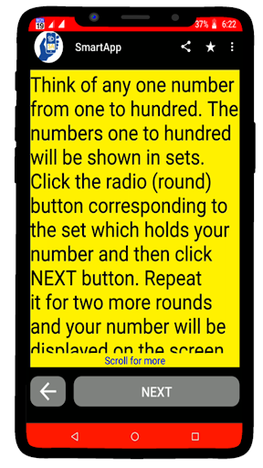 SmartApp Screen 2