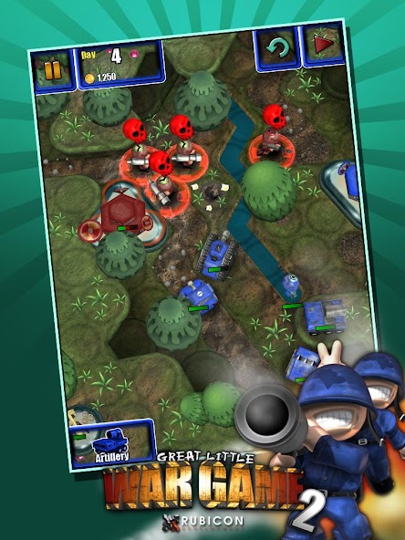 Great Little War Game 2 2.1 APK + Mod (Unlimited money) untuk android