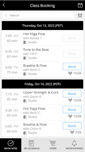 Breathe Fitness Screen 3