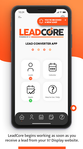 Android application LeadCore screenshort