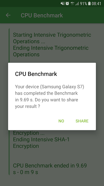 CPU Benchmark Pro MOD APK screenshot