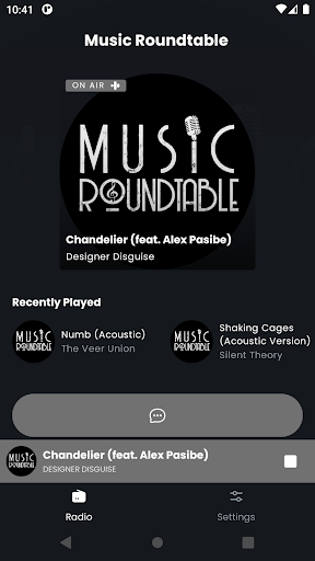 Android application Music Roundtable screenshort