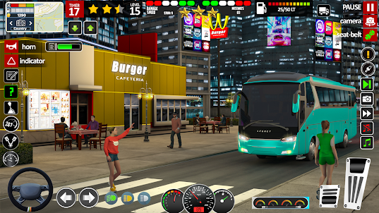 고속 버스 운전 게임 3D