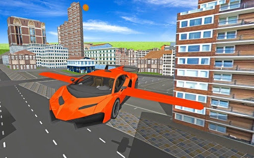 Android application Futuristic Real Flying Car 3D screenshort