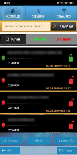Avacs Alarm Screen 3