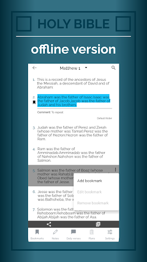 New Living Translation Bible Screen 2
