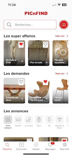 Android application PICnFIND screenshort